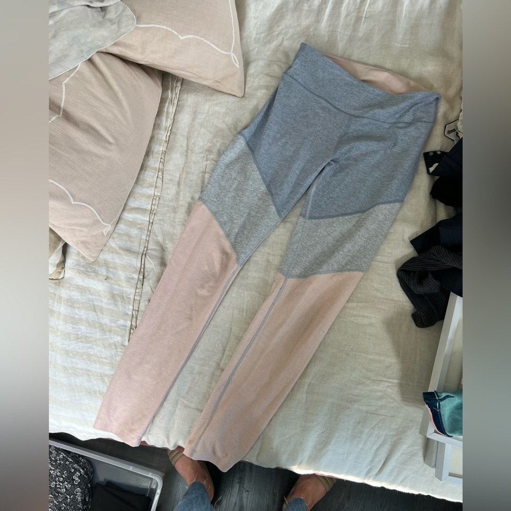 Outdoor Voices Tri-Color Leggings